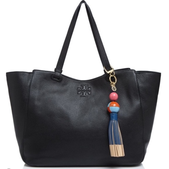 New TORY BURCH Dipped Tassel Key Fob (color tidal wave) - Picture 6 of 6